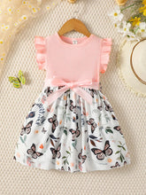 Light pink butterfly princess dress