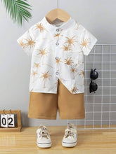 White prince stylish shirt & short for kids