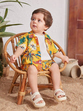 Yellow summer stylish shirt & short