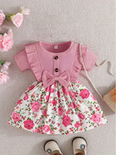 Pretty in Pink Floral Baby Girl Dress