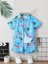 Flamingo Breeze Tropical Kids Outfit – 3-Piece Summer Set