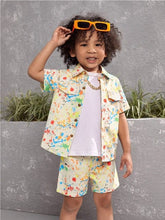 Holi printed stylish colorful shirt & short