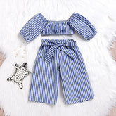 Sky blue top & bottom for girl