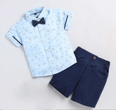 Blue style shirt & short for kides
