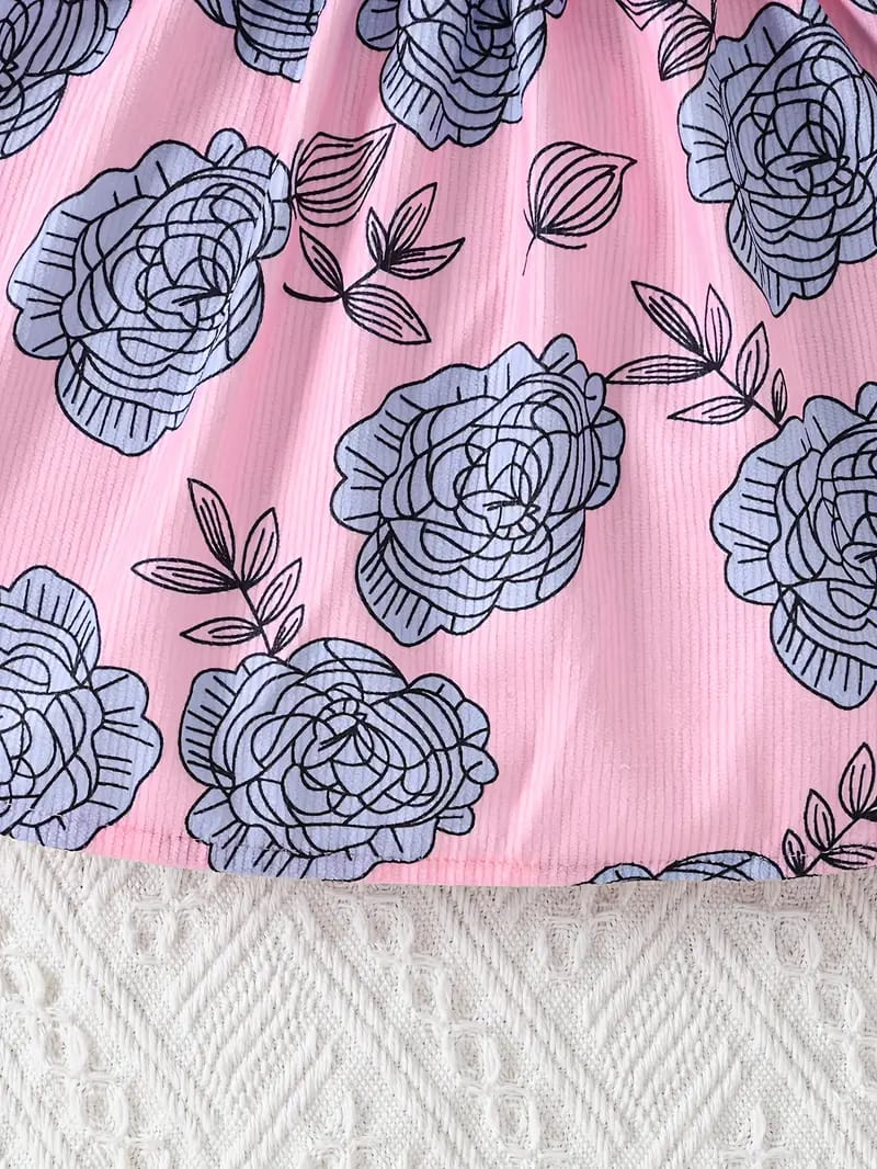 Pink infants baby stylish dress
