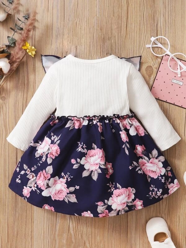 Navy blue stylish western frock
