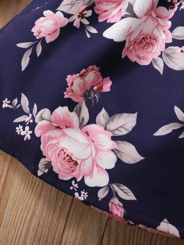 Navy blue stylish western frock
