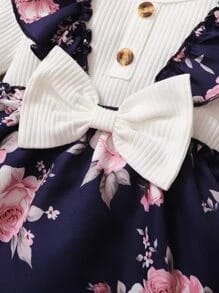 Navy blue stylish western frock