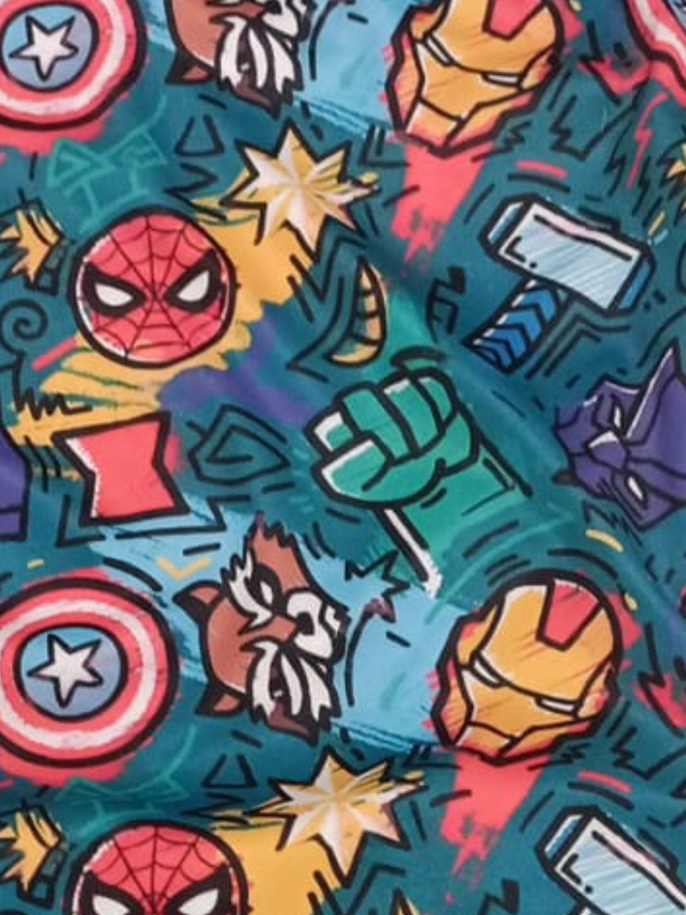 Marvels printed stylish t-shirt & short