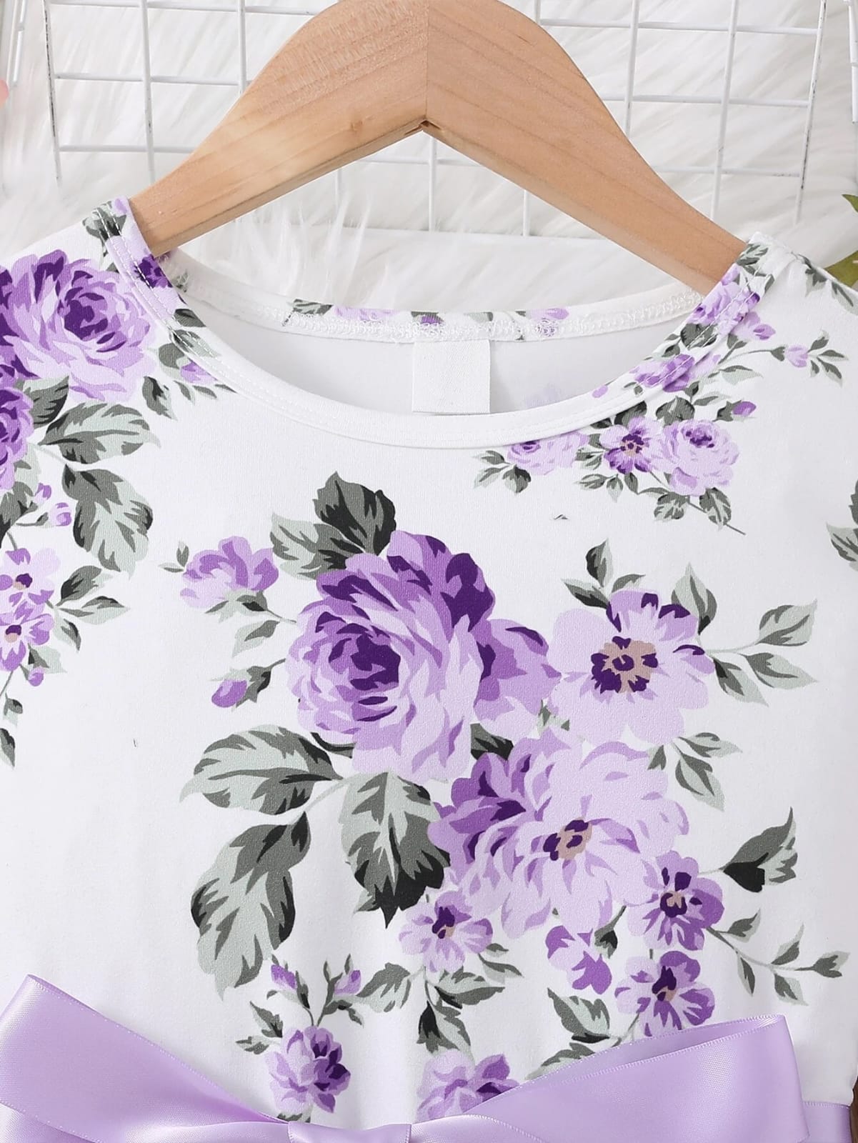 Light printed flower floral dress