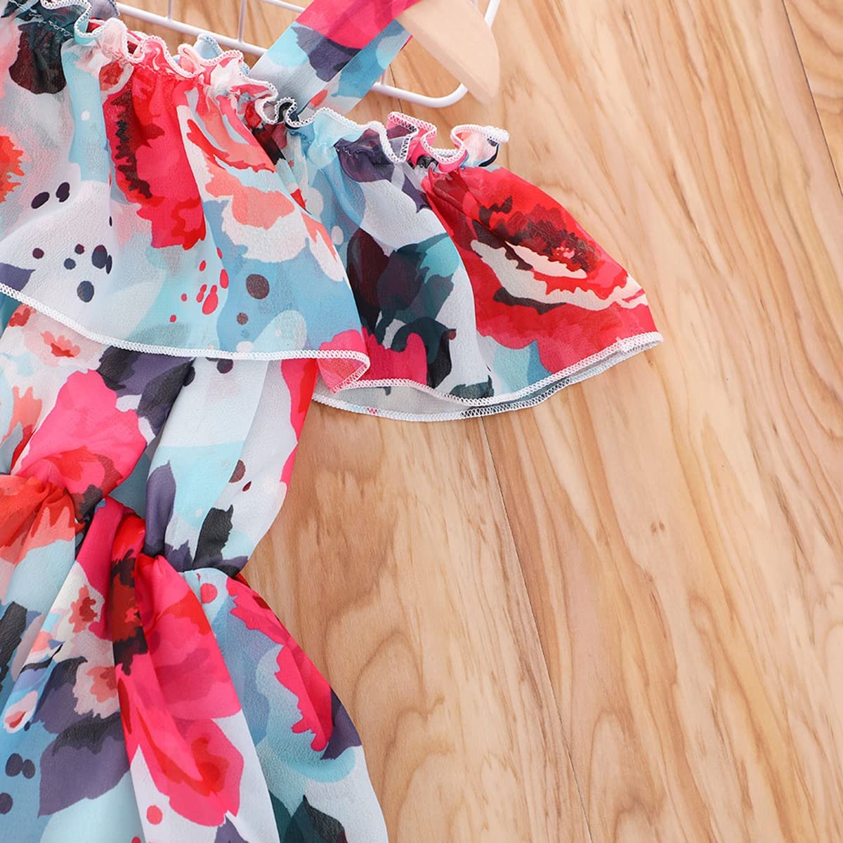 Cute girls flower stylish floral dress