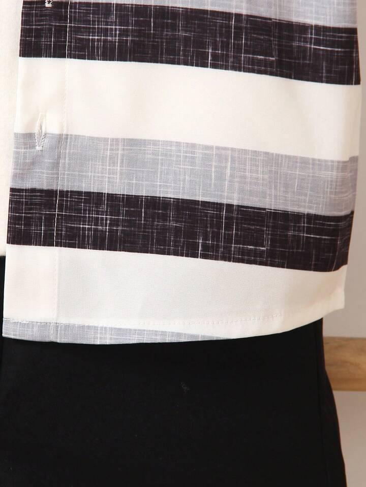 Kids black style shirt and short