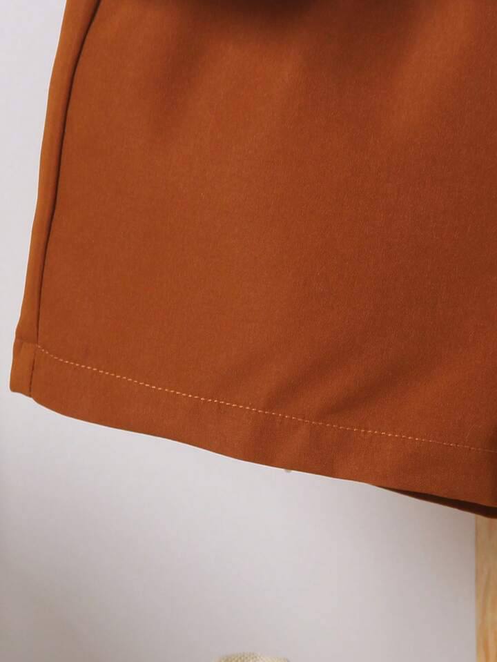 Orange fabulous shirt & short for boy