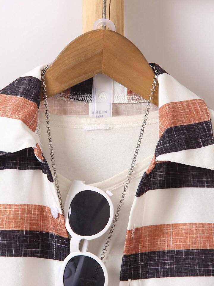 Orange fabulous shirt & short for boy