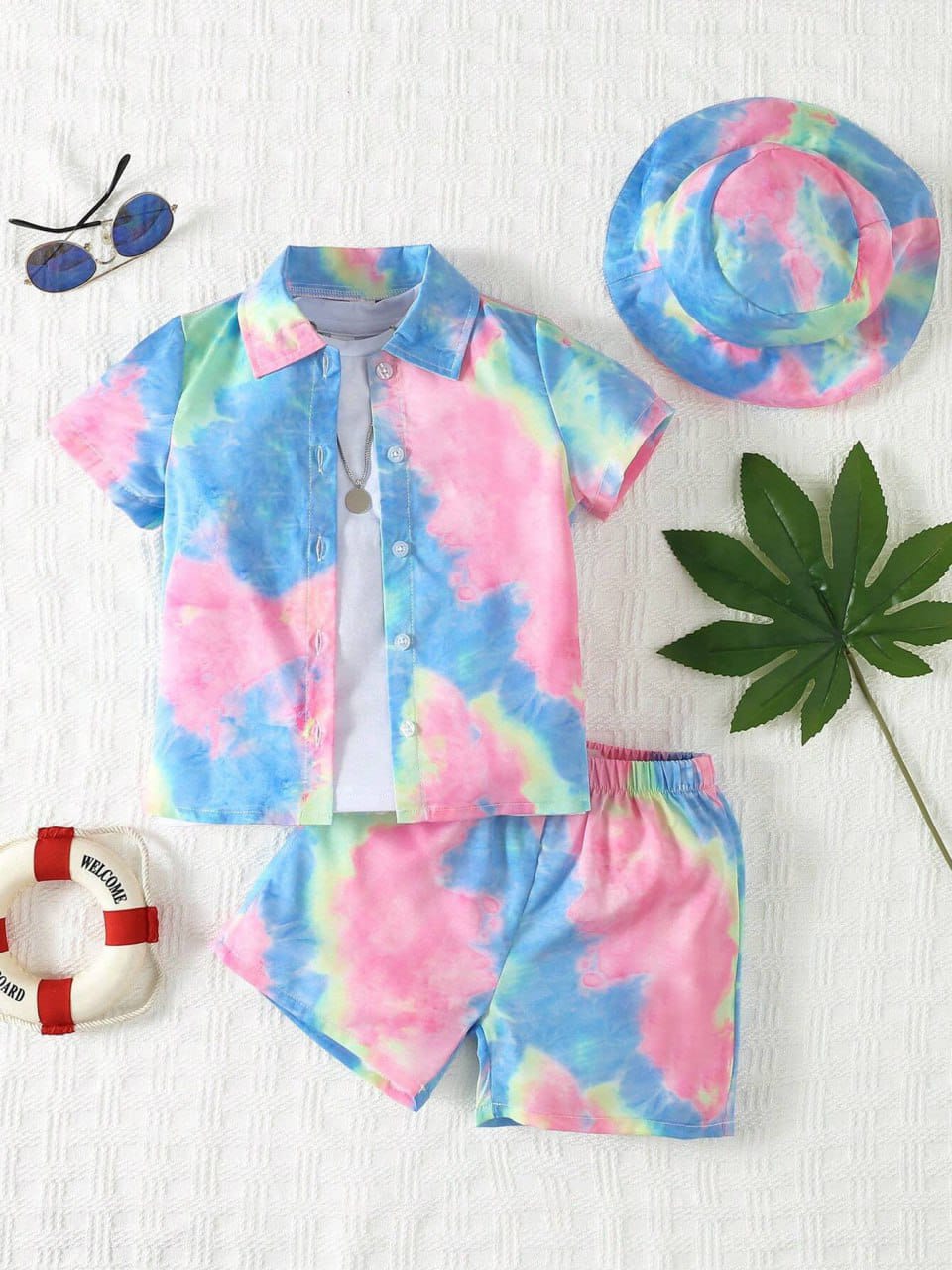Holi color printed style shirt & short