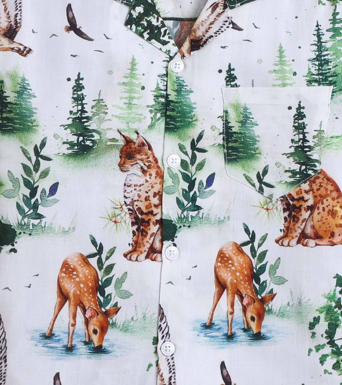 Animal printed stylish shirt & short for kids