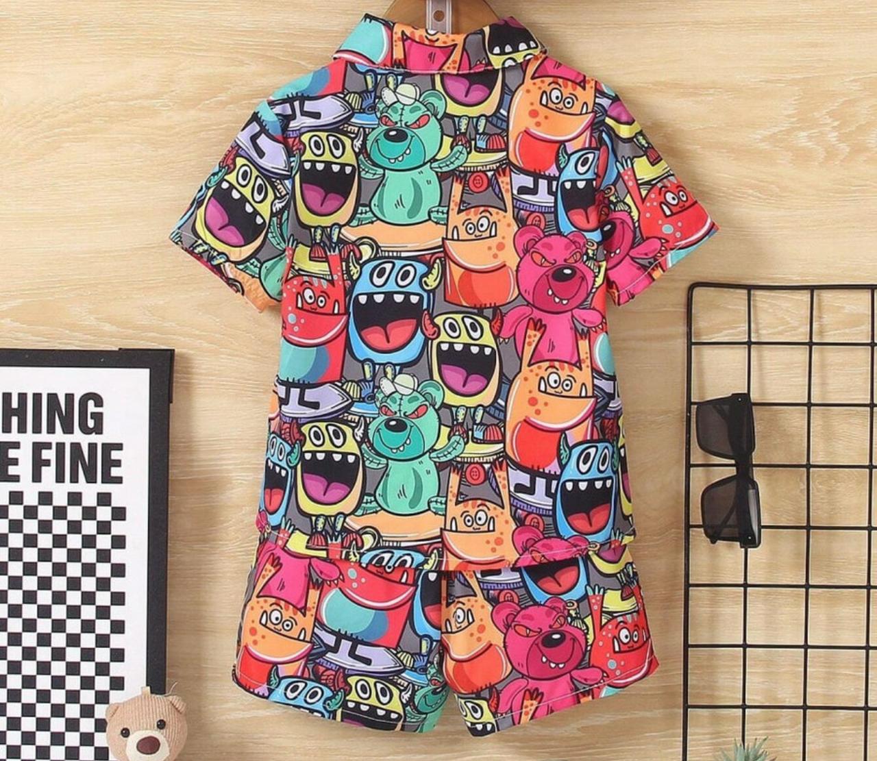 Devil beautiful stylish shirt & short