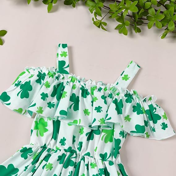 Lucky Charm Clover Dress – Adorable St. Patrick’s Day Outfit for Girls