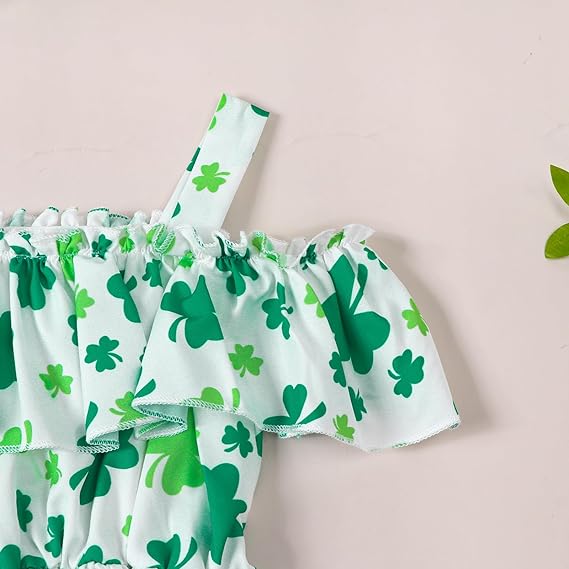 Lucky Charm Clover Dress – Adorable St. Patrick’s Day Outfit for Girls