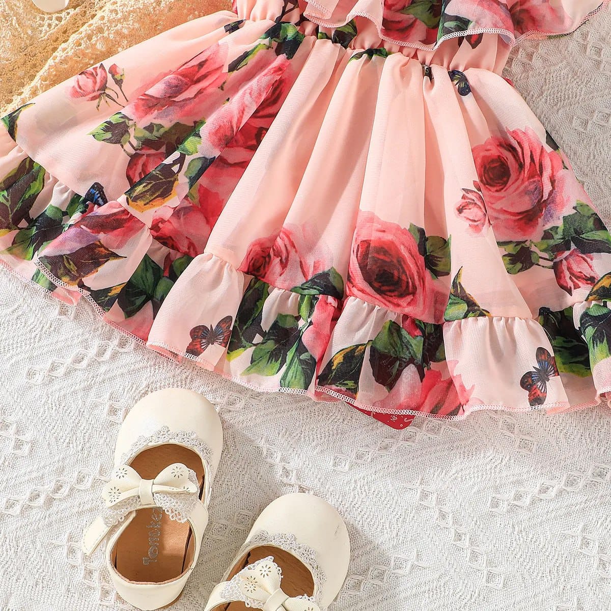 Blossom Beauty Floral Dress – Adorable Summer Outfit for Girls