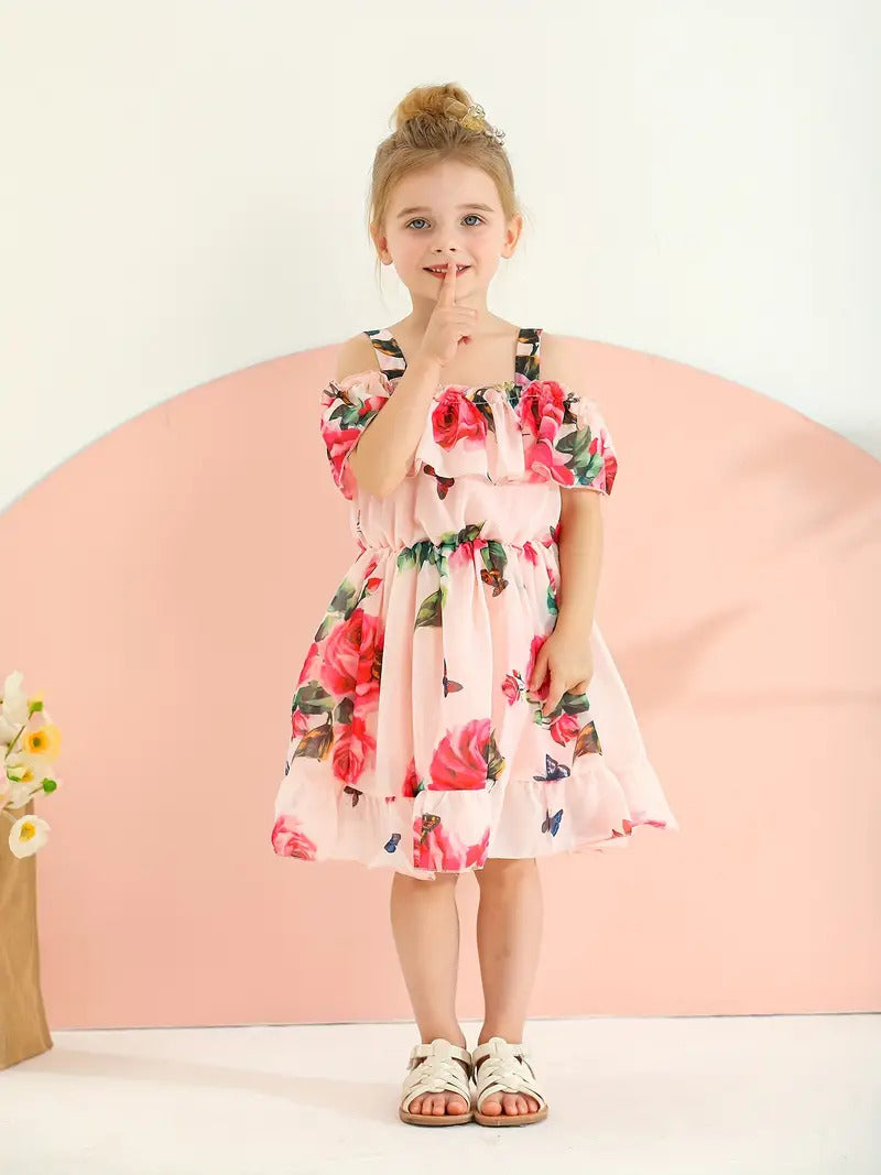 Blossom Beauty Floral Dress – Adorable Summer Outfit for Girls