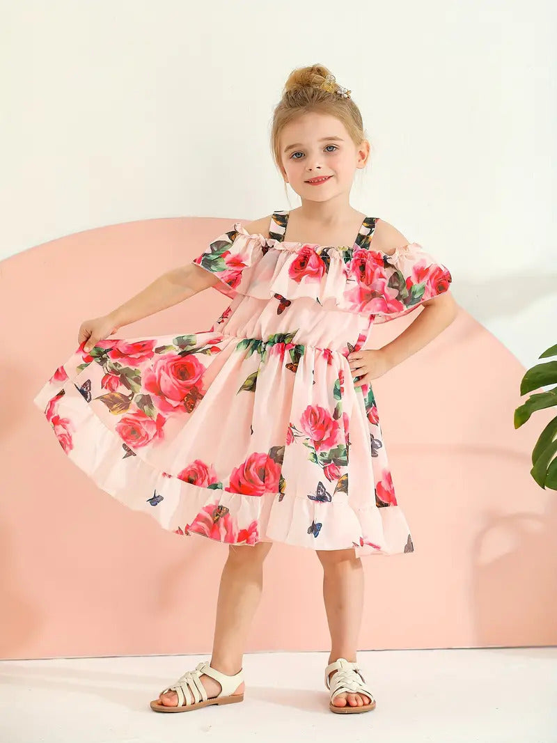 Blossom Beauty Floral Dress – Adorable Summer Outfit for Girls