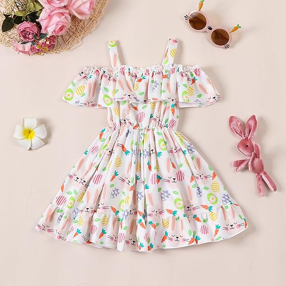 Adorable Easter Bunny Dress – Playful & Comfy Outfit for Girls