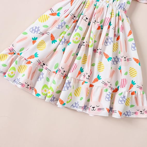 Adorable Easter Bunny Dress – Playful & Comfy Outfit for Girls