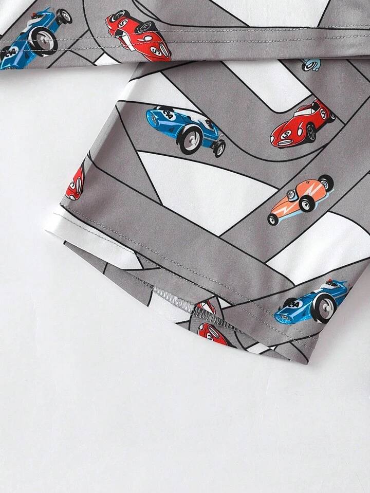 Gray printed amazing t-shirt & short