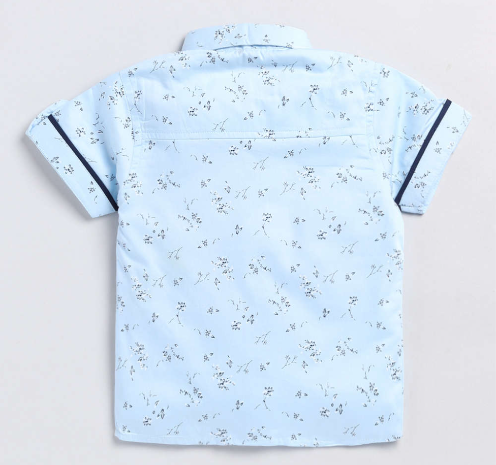 Blue style shirt & short for kides