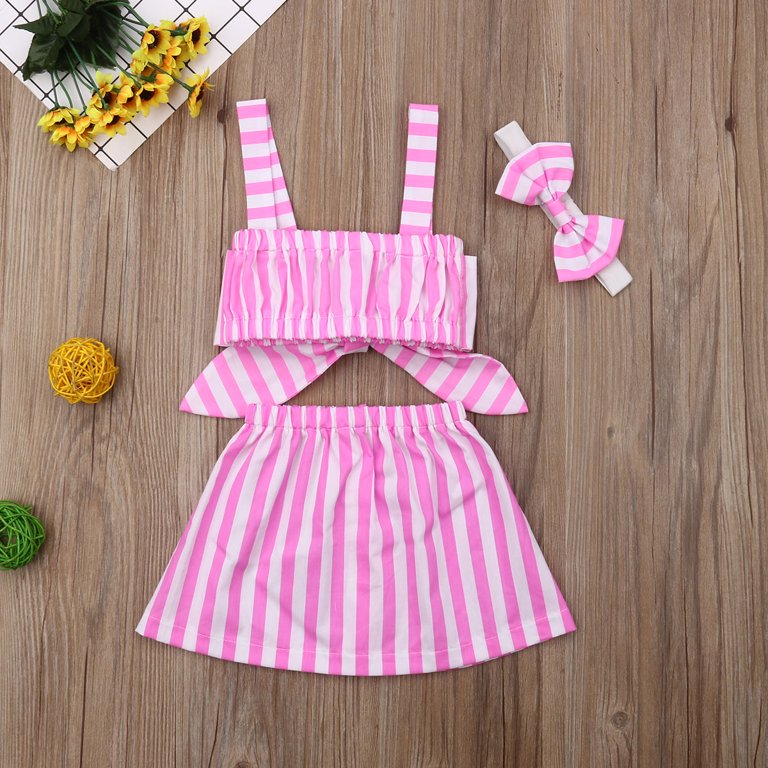 Pink Fancy Top & Short For Girl