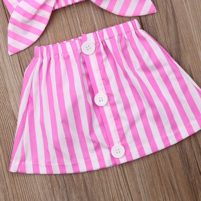 Pink Fancy Top & Short For Girl