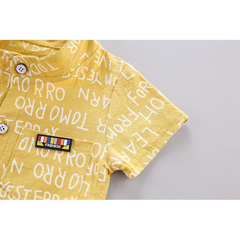 Yellow prince shirt & short