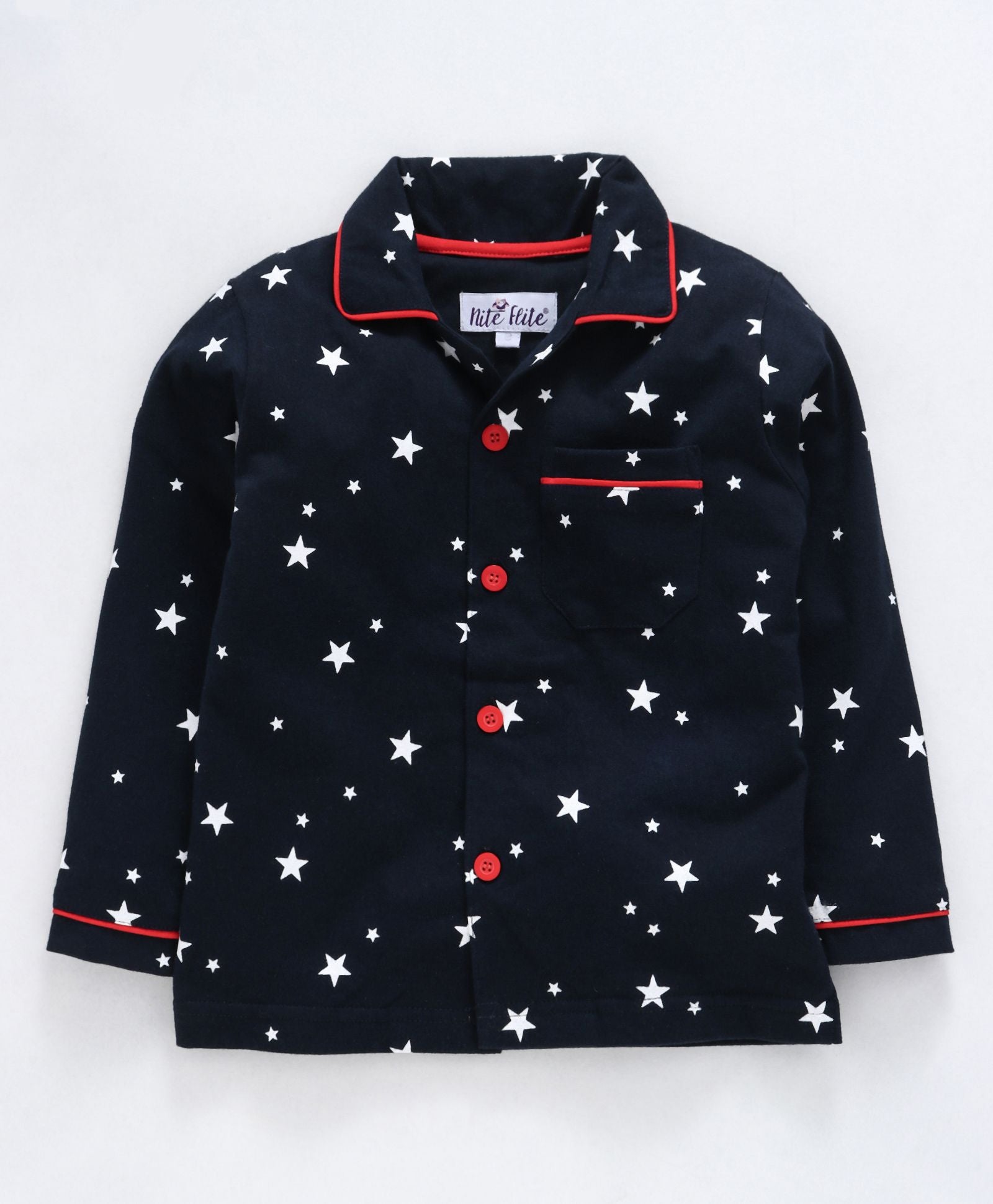 Black star night dress for kides