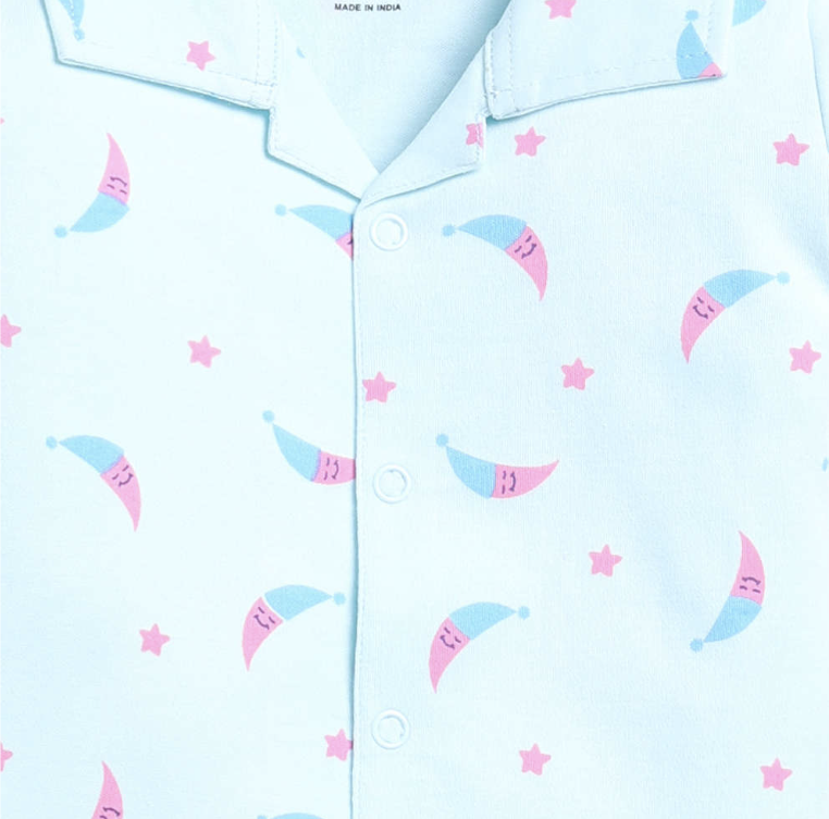 Blue stylish nightwear for kides