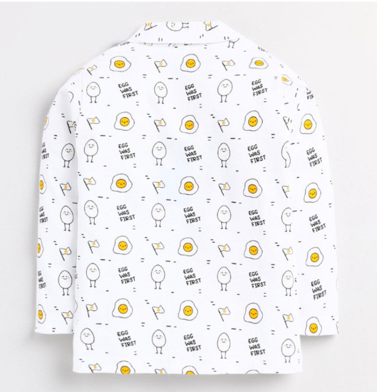 White printed wonderfull nightwear for kides