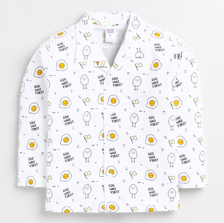 White printed wonderfull nightwear for kides