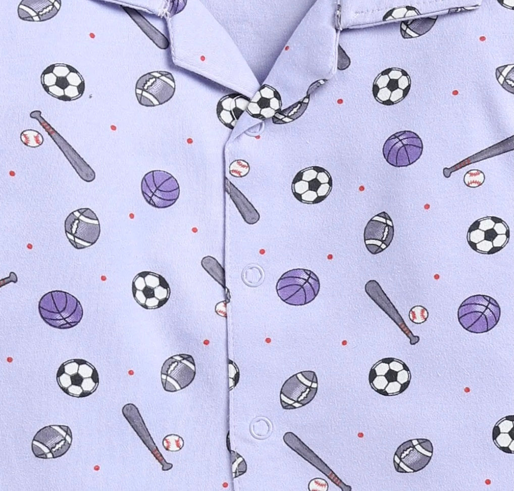 Purple stylish nightwear for kides